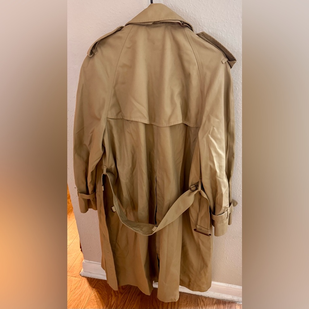 VTG Chaps Ralph Lauren Trench Coat with Removable Wool Liner - 46R - Picture 2 of 8
